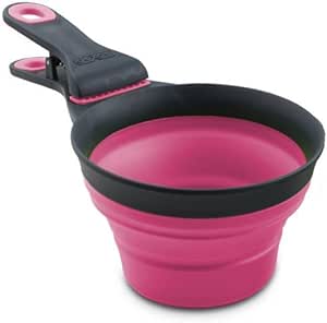 a pet food scoop that marries convenience with style