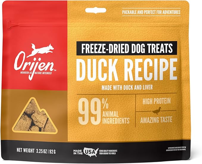 Renowned for their biologically appropriate philosophy, Orijen claims these treats are packed with natural flavour and nutritional benefits that your furry friend craves.